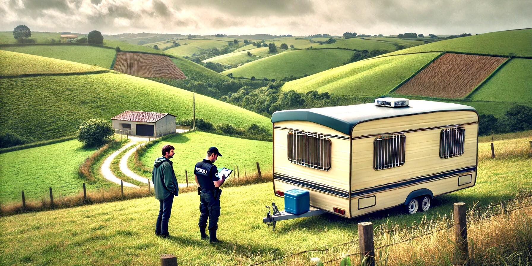 casa-movil-caravana-en-terreno-rustico-reglas ¿Pensando en poner una mobile home en un prao rústico? 🤡 Olga Kulikova te cuenta la cruda realidad: en Gijón y Villaviciosa está prohibido y las multas vienen con orden de retirada. No dejes que tu sueño americano se convierta en una pesadilla asturiana. Descubre por qué una caravana no te da derechos y cómo evitar ser el "payaso" de una construcción ilegal. 🚜🚫🏠