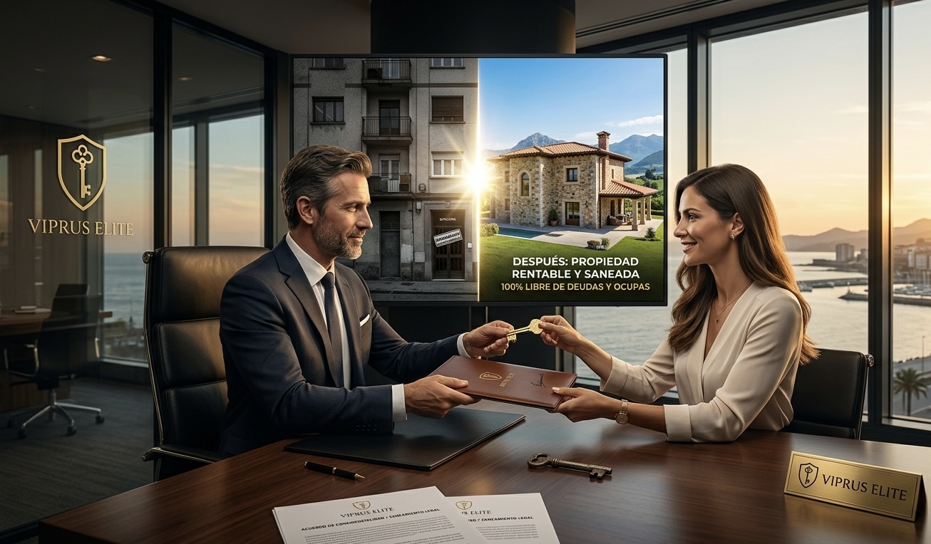 Descubra cómo transformar inmuebles con cargas de bancos y fondos en inversiones de alta rentabilidad. Gestión legal, desalojos y hasta un 50% de descuento.