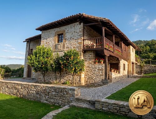 Casona blasonada con 6.000 m² en San Martín del Rey Aurelio (Asturias)